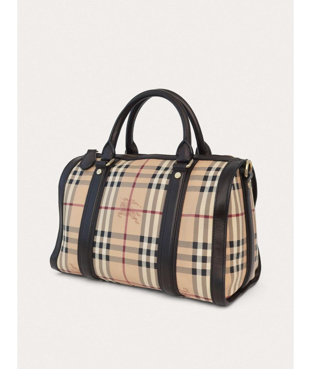 BURBERRY Бежевая сумка с короткими ручками, фото 2
