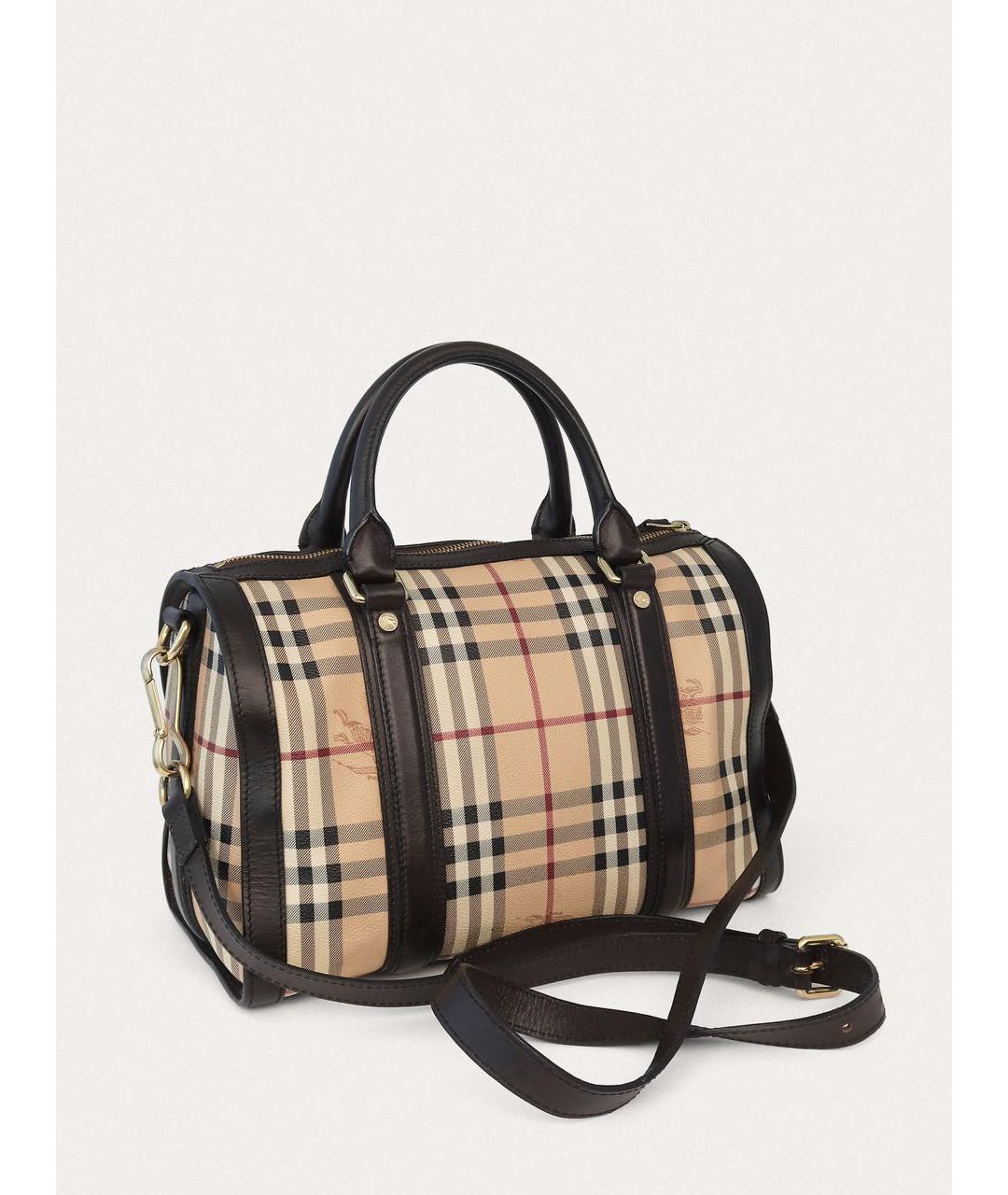 BURBERRY Бежевая сумка с короткими ручками, фото 3