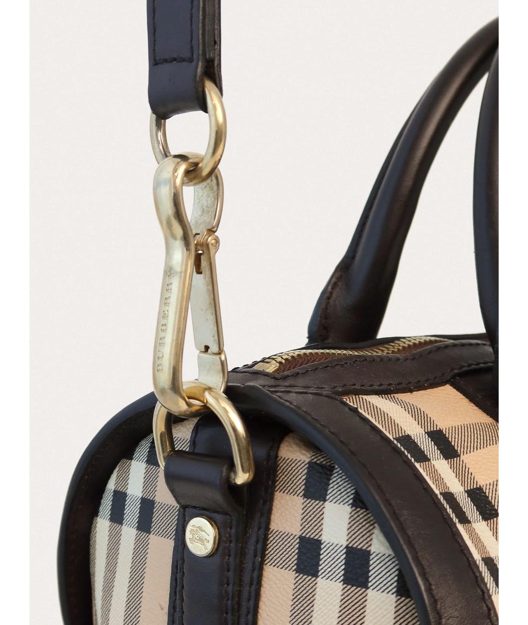 BURBERRY Бежевая сумка с короткими ручками, фото 6