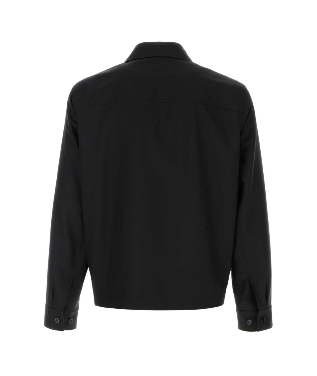 BURBERRY Черная шерстяная куртка, фото 2