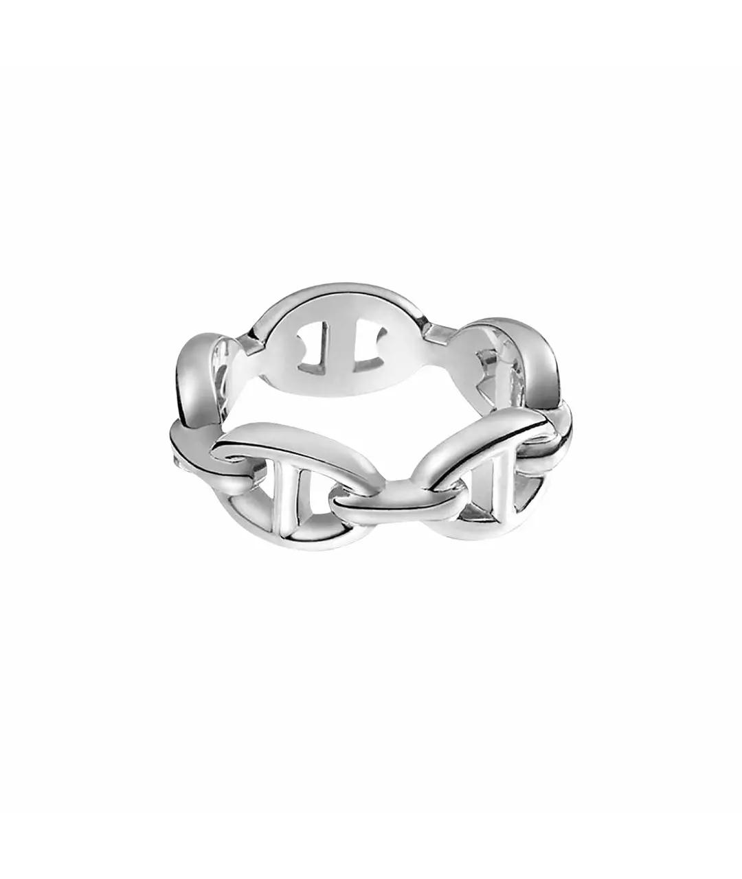 HERMES Серебряное серебряное кольцо, фото 1