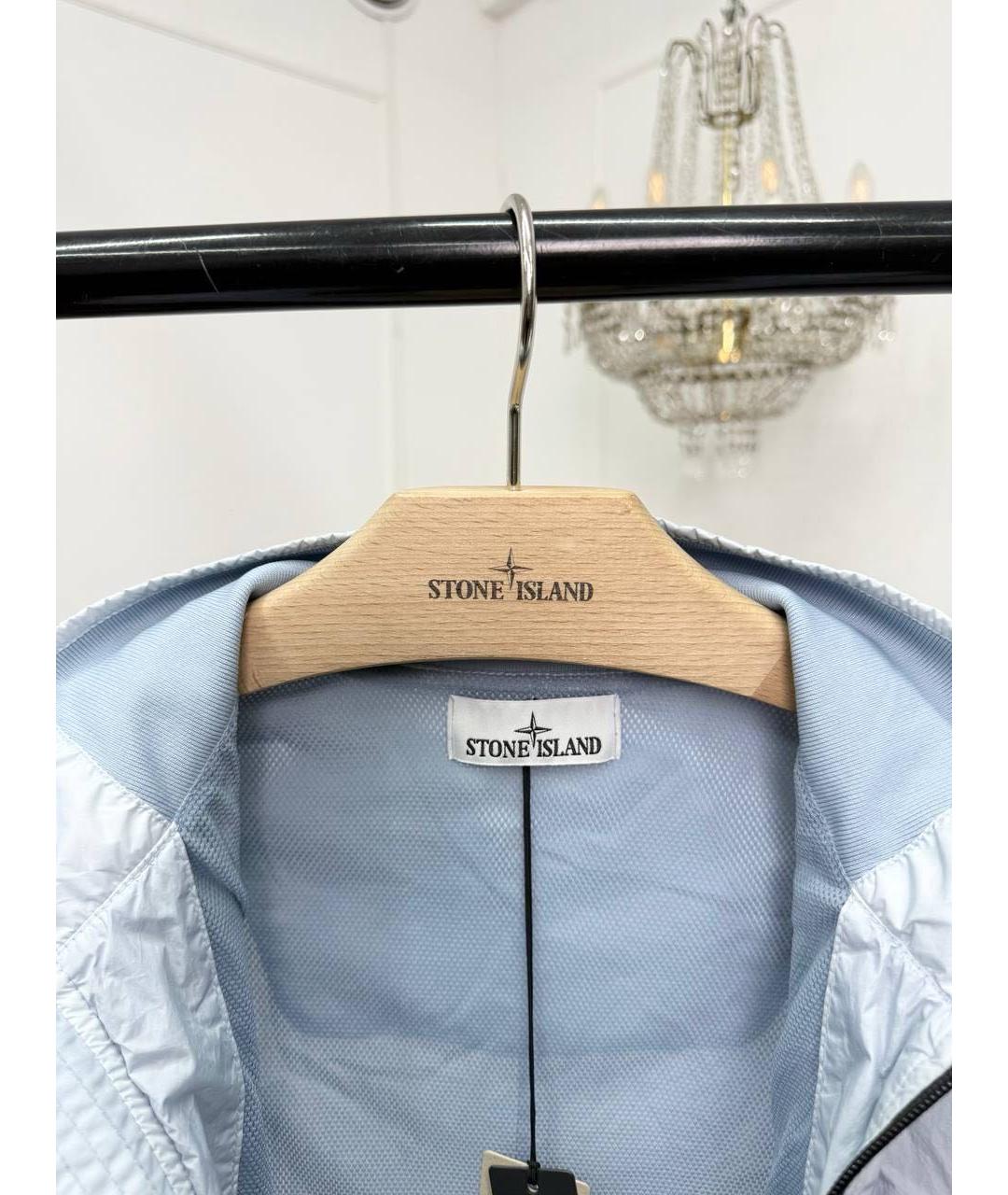 STONE ISLAND Голубая куртка, фото 2
