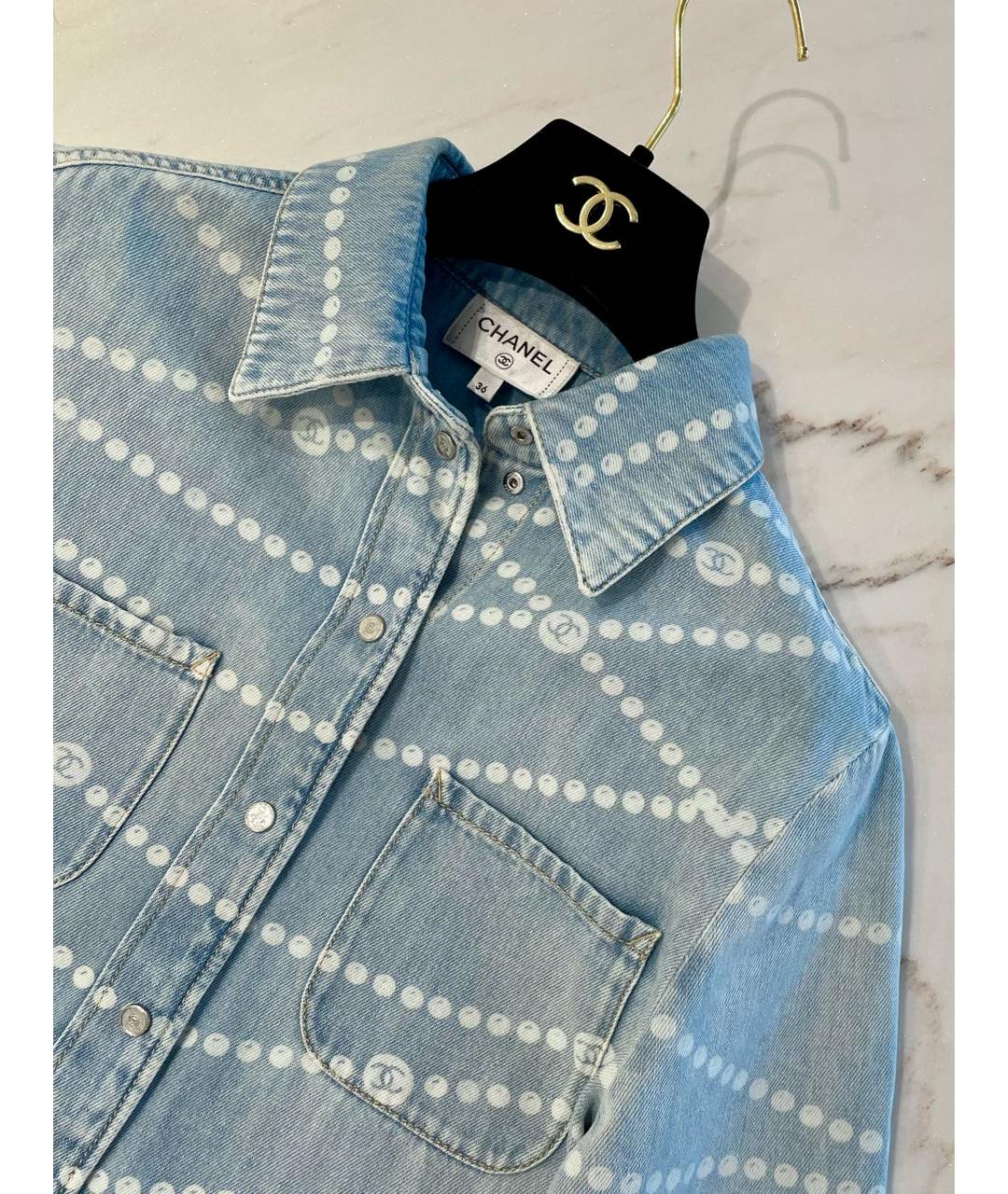 CHANEL Голубая рубашка, фото 2