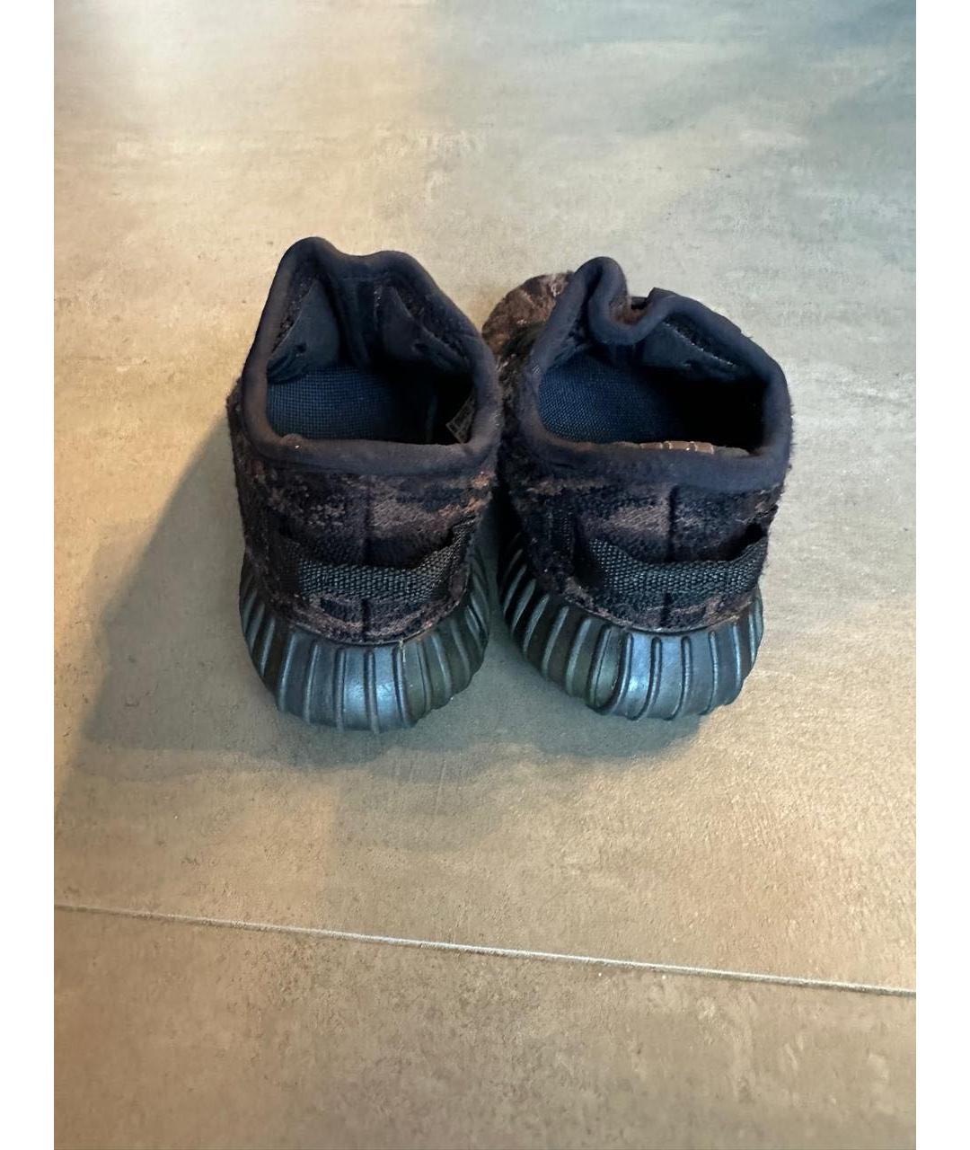 ADIDAS YEEZY Черные кеды, фото 4