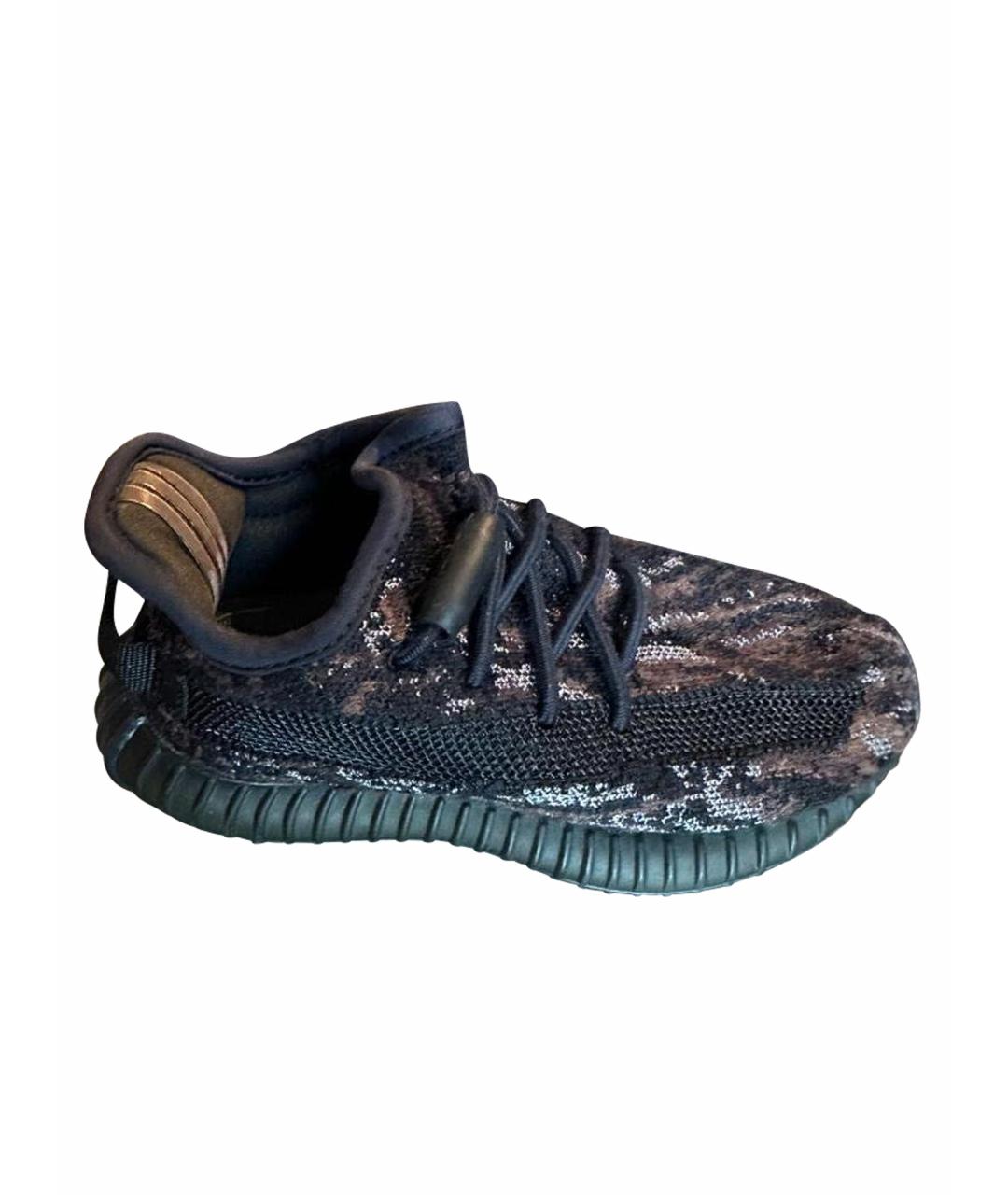 ADIDAS YEEZY Черные кеды, фото 7