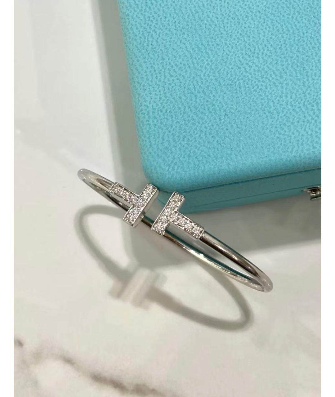 TIFFANY&CO Серебряный браслет из белого золота, фото 2