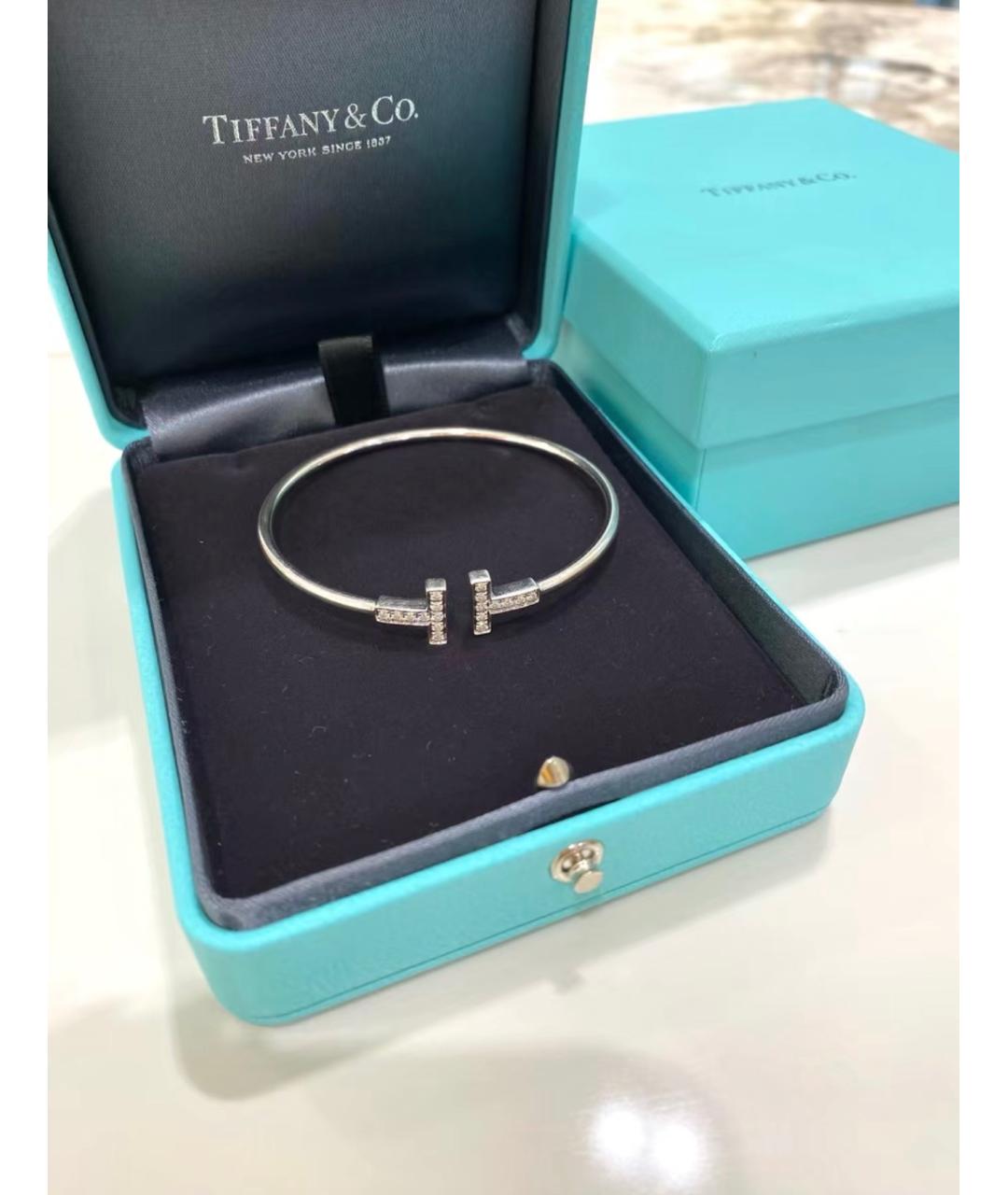 TIFFANY&CO Серебряный браслет из белого золота, фото 5