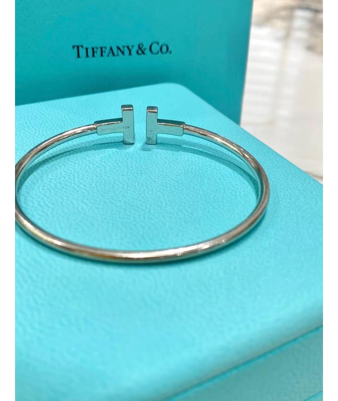 TIFFANY&CO Серебряный браслет из белого золота, фото 4