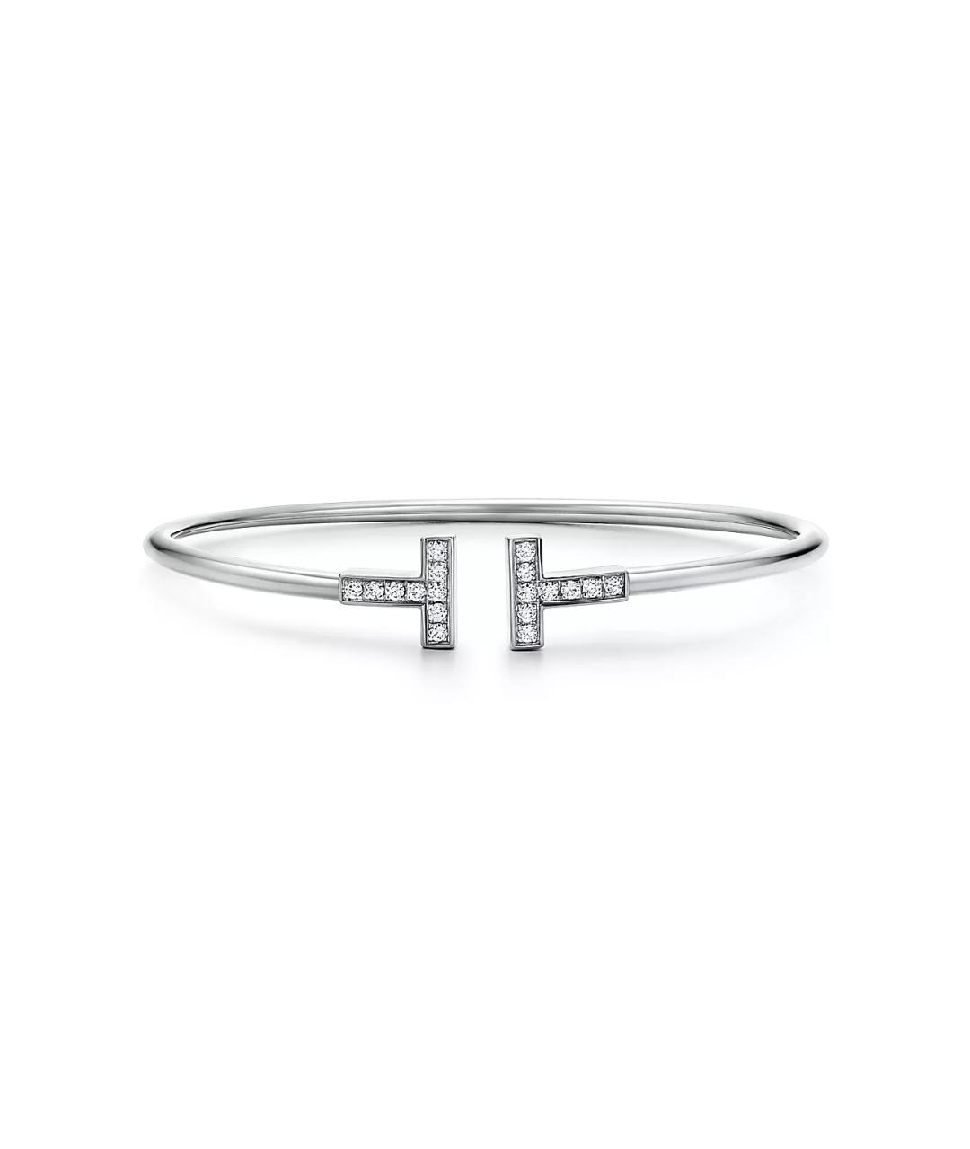 TIFFANY&CO Серебряный браслет из белого золота, фото 6