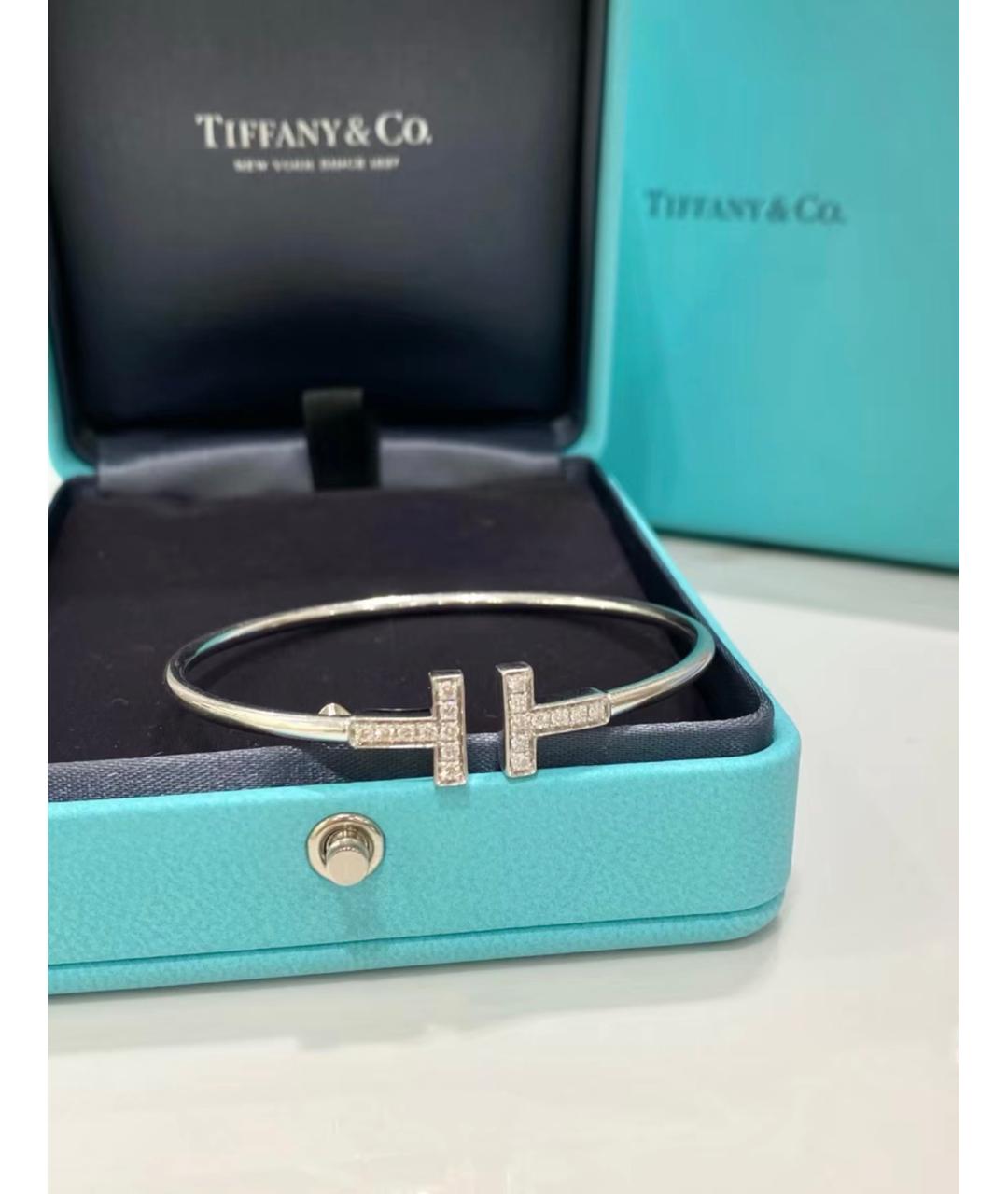 TIFFANY&CO Серебряный браслет из белого золота, фото 3