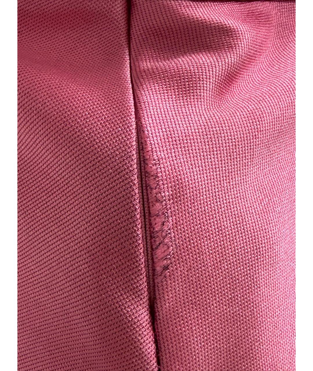 RED VALENTINO Розовая атласная юбка мини, фото 7