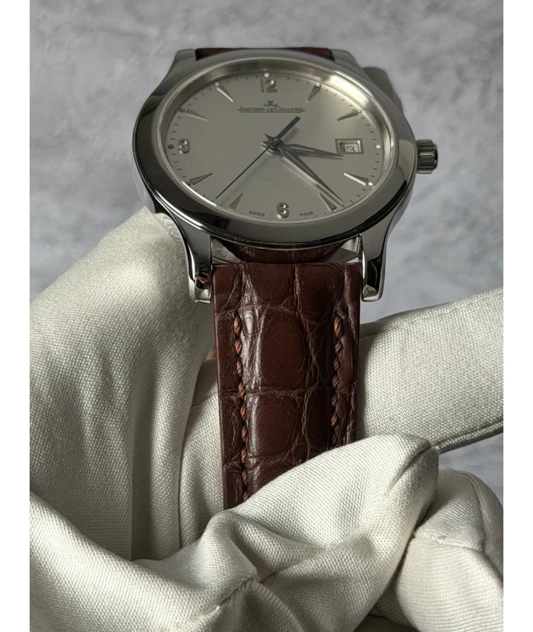 Jaeger LeCoultre Серые стальные часы, фото 5