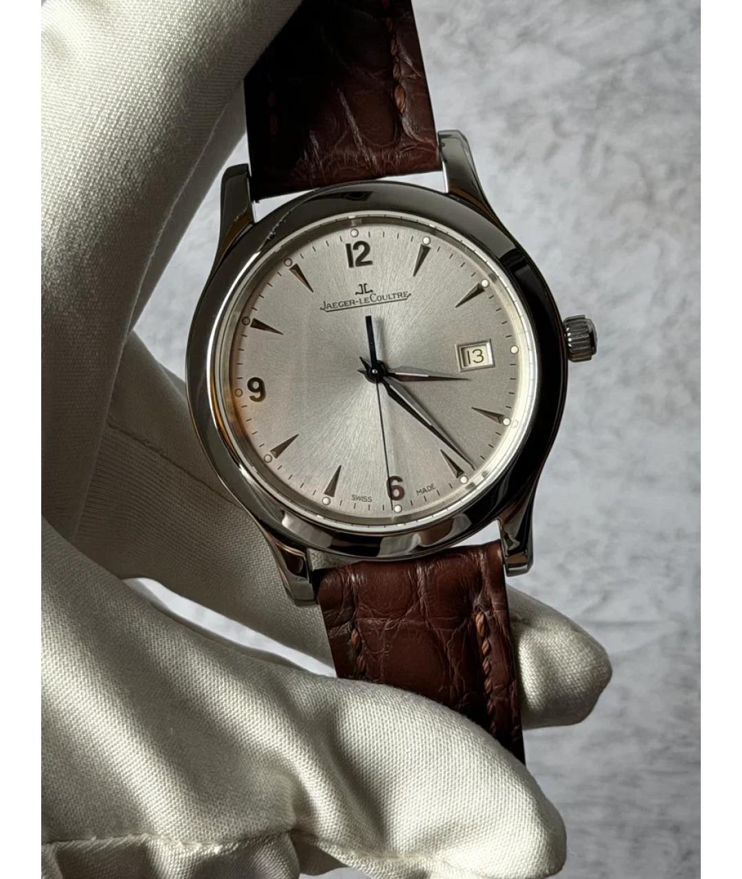 Jaeger LeCoultre Серые стальные часы, фото 2