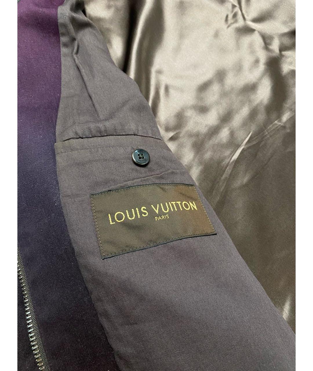 LOUIS VUITTON Коричневая замшевая куртка, фото 3