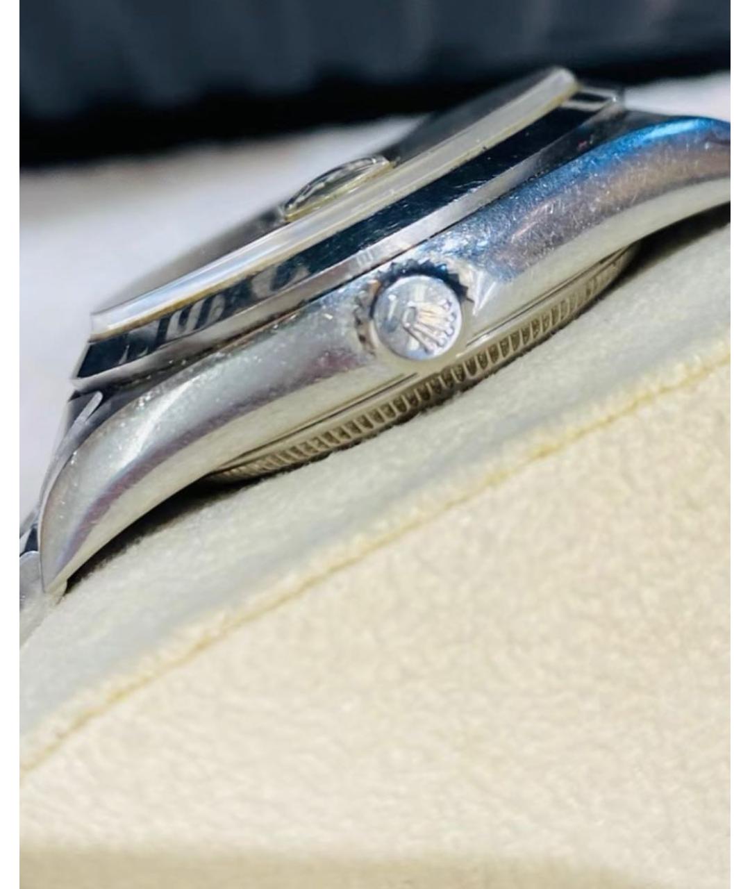 ROLEX Серебряные металлические часы, фото 4