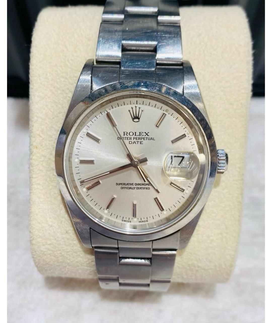 ROLEX Серебряные металлические часы, фото 2