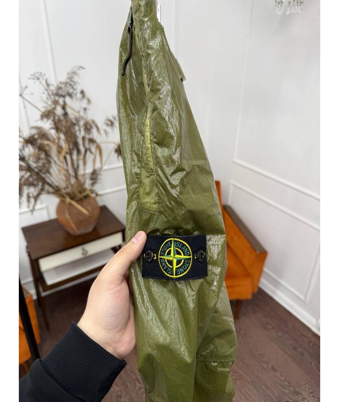 STONE ISLAND Хаки повседневные брюки, фото 5