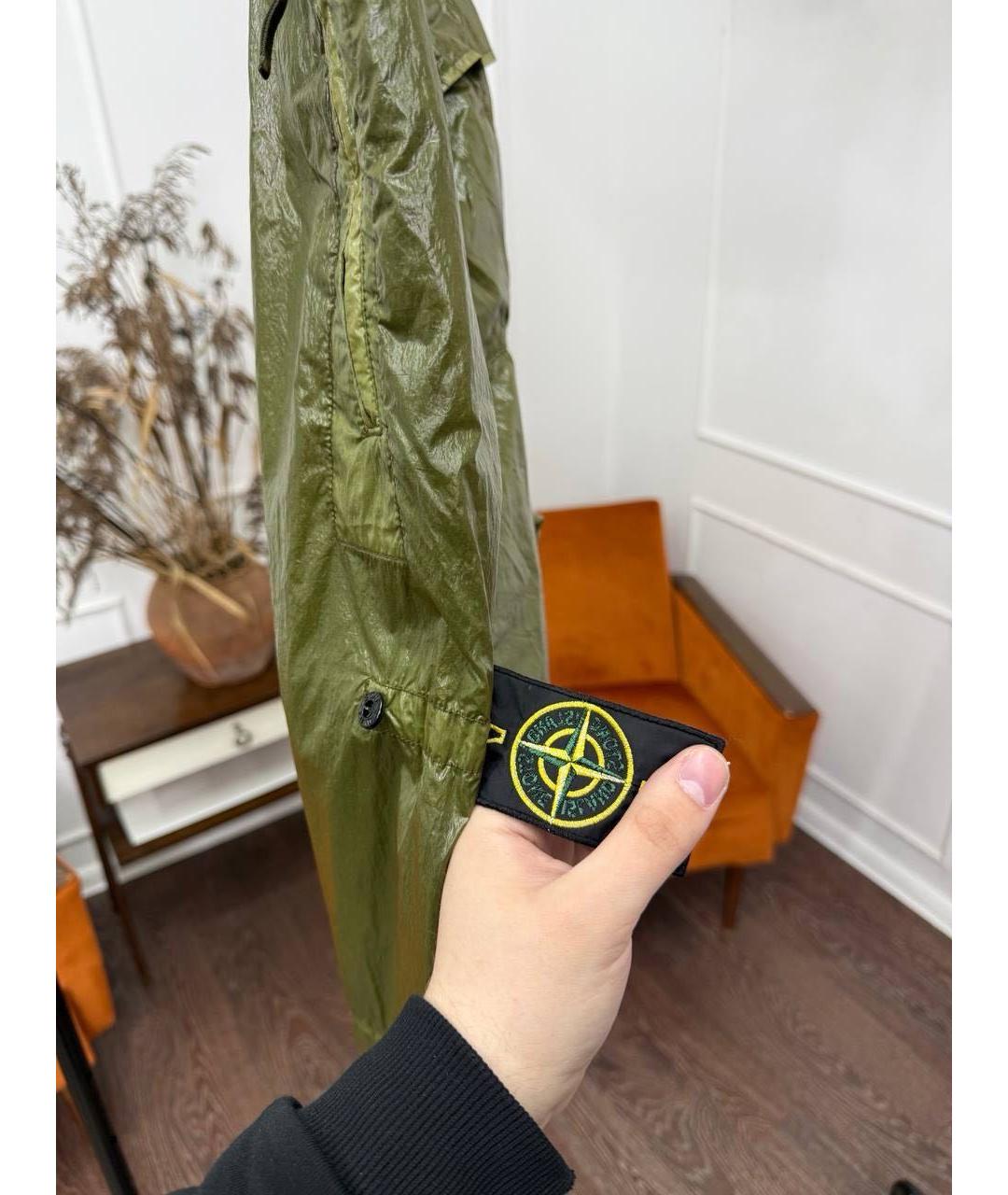 STONE ISLAND Хаки повседневные брюки, фото 7