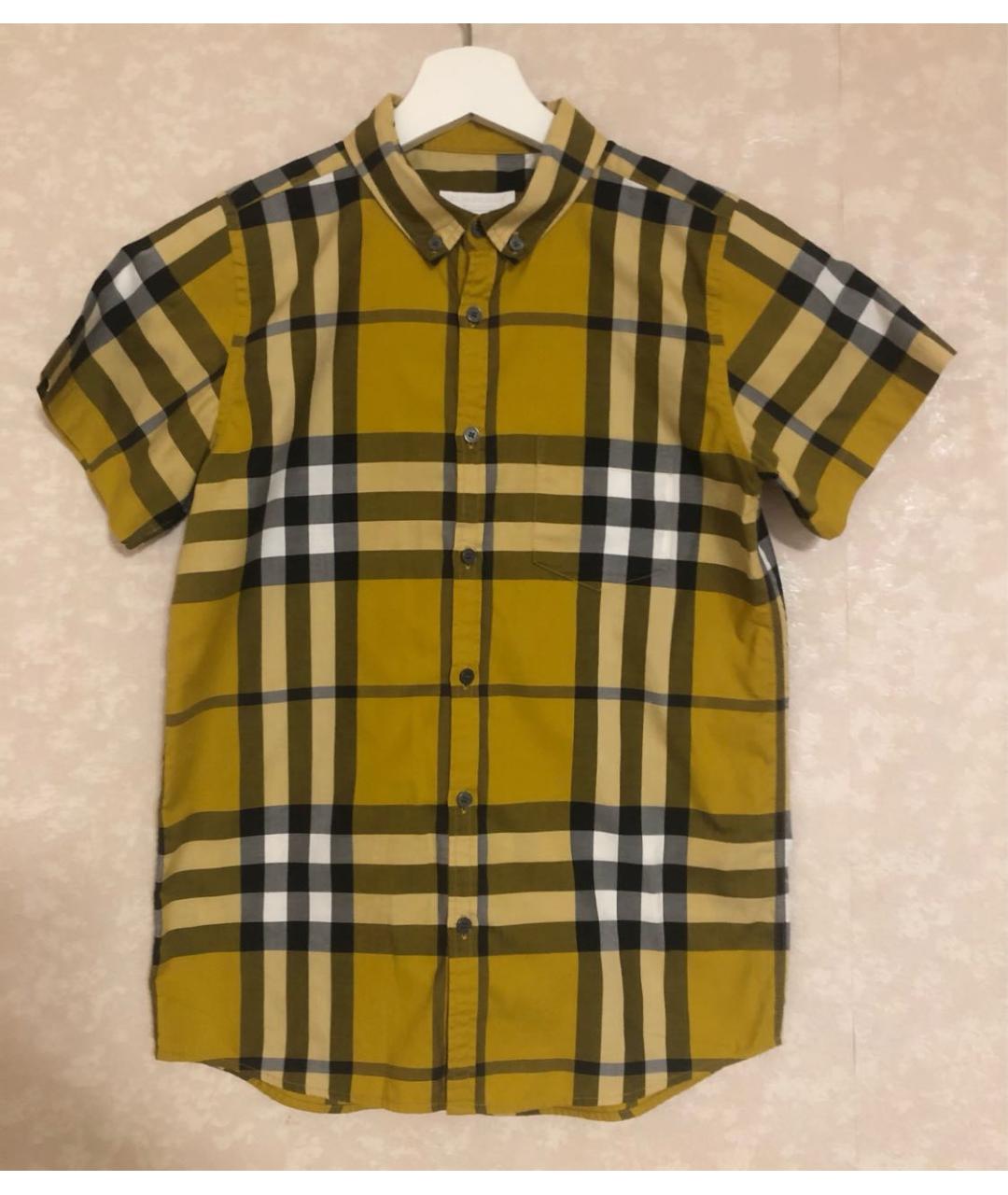 BURBERRY Мульти хлопковая детская рубашка, фото 7