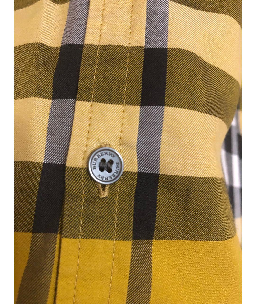 BURBERRY Мульти хлопковая детская рубашка, фото 4
