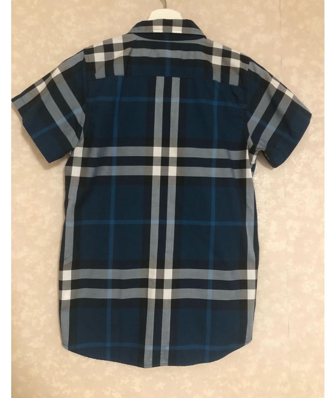 BURBERRY Мульти хлопковая детская рубашка, фото 2