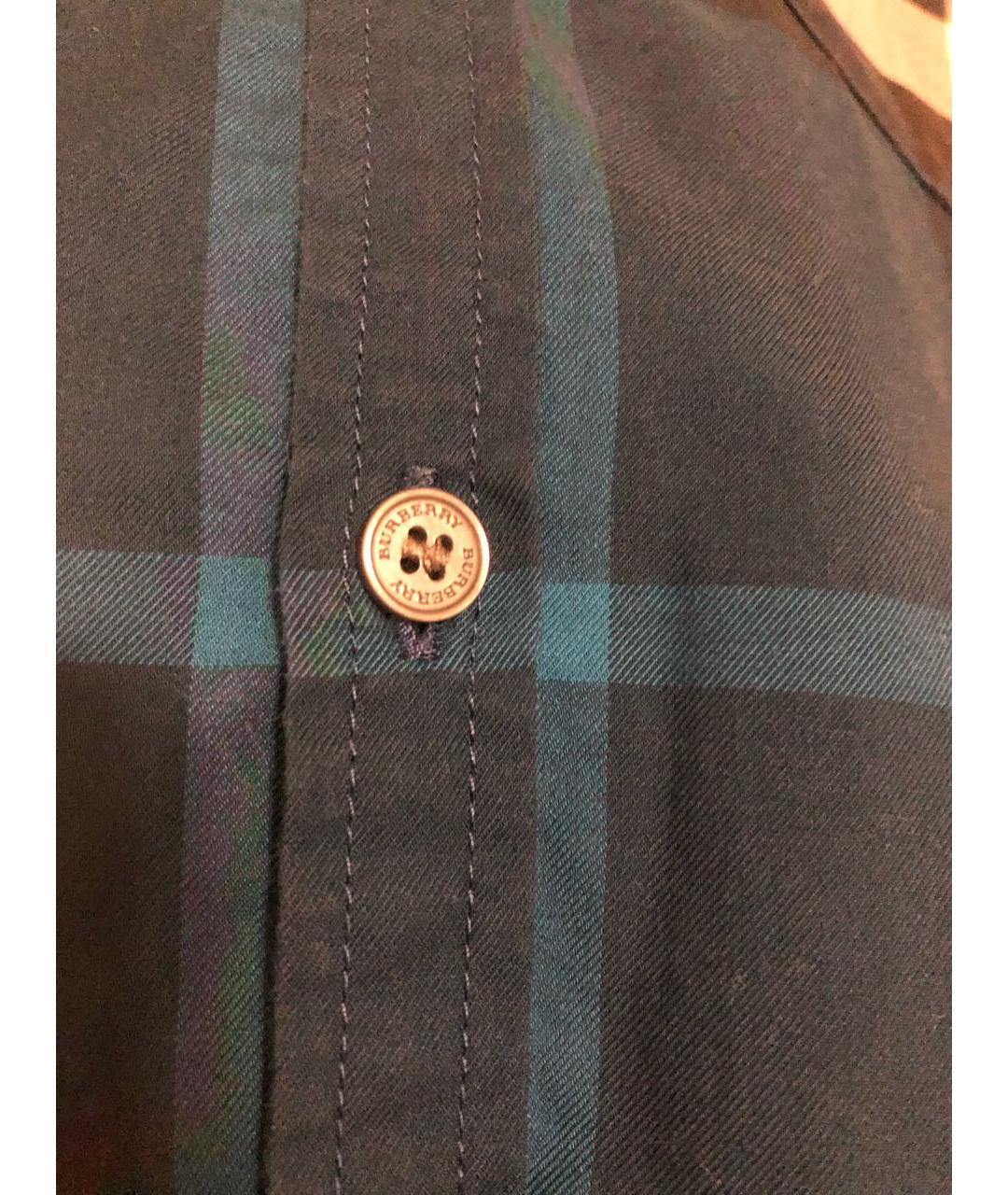 BURBERRY Мульти хлопковая детская рубашка, фото 4