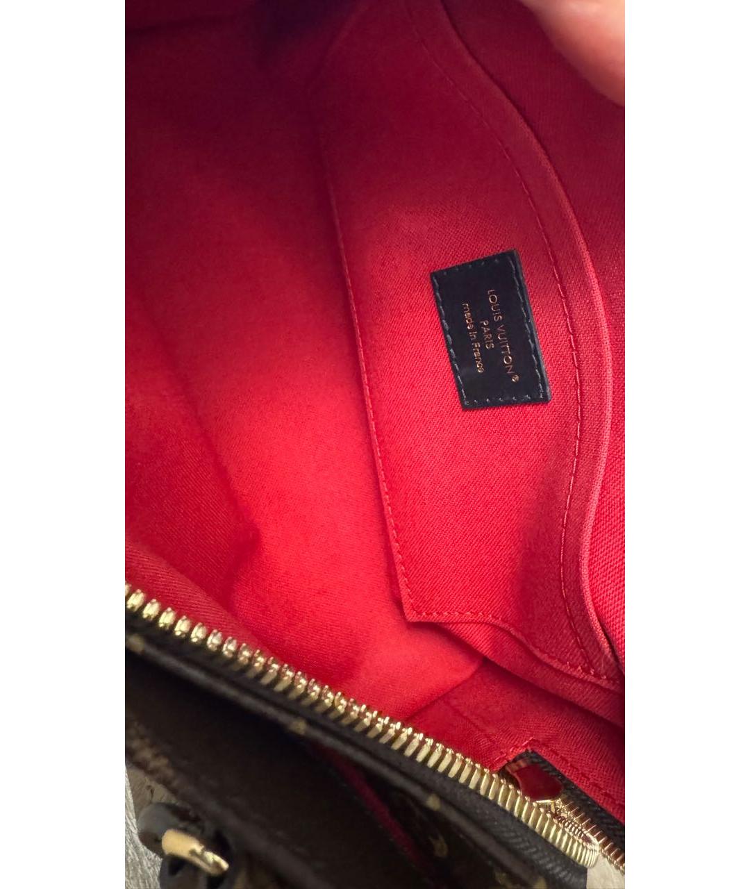 LOUIS VUITTON Коричневая сумка с короткими ручками, фото 7