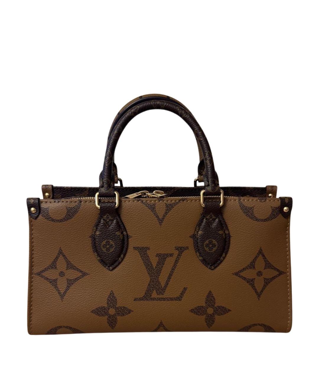 LOUIS VUITTON Коричневая сумка с короткими ручками, фото 1