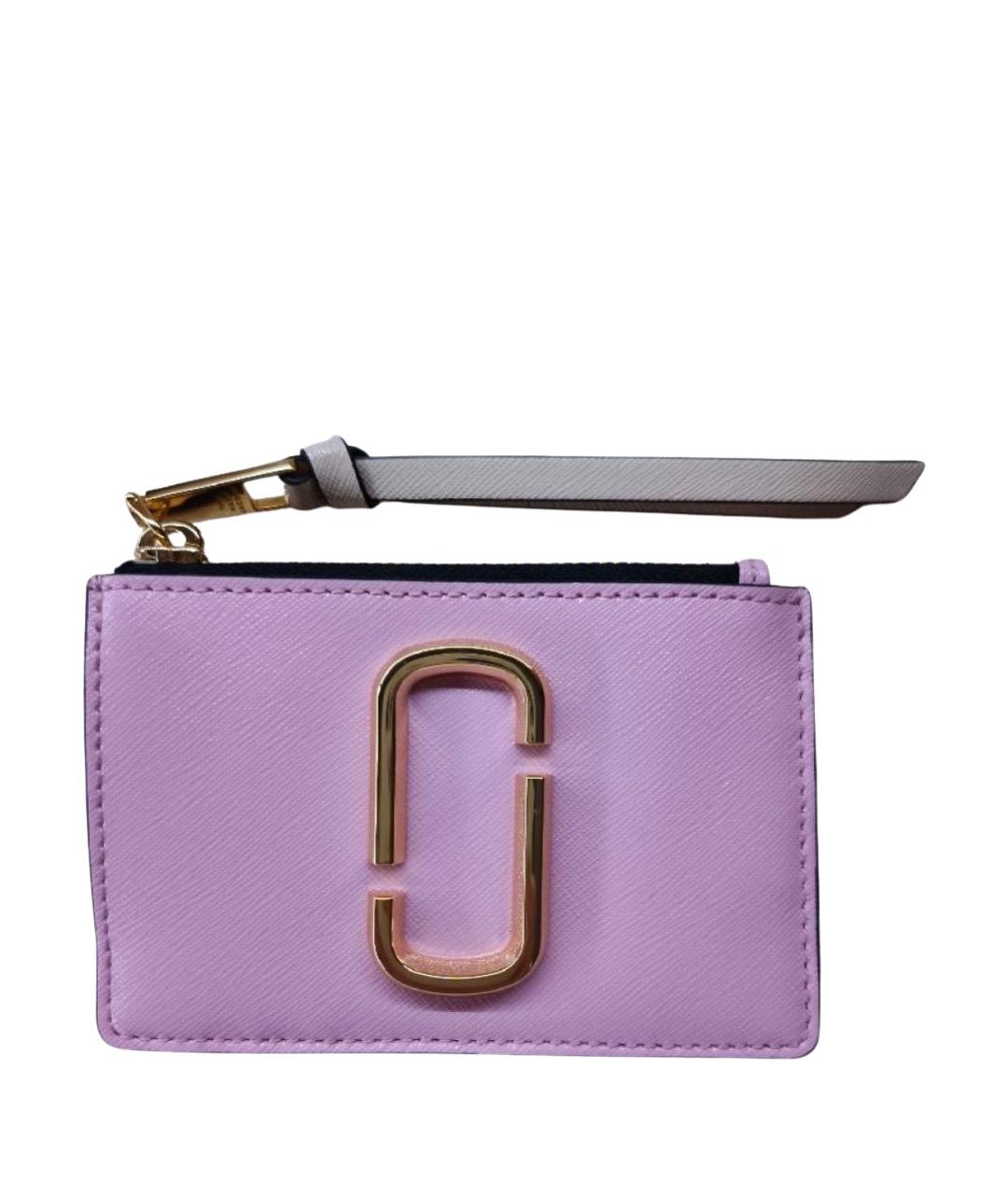 MARC JACOBS Розовый кожаный кошелек, фото 1