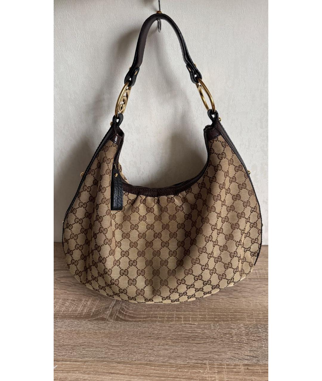 GUCCI Бежевая сумка через плечо, фото 8