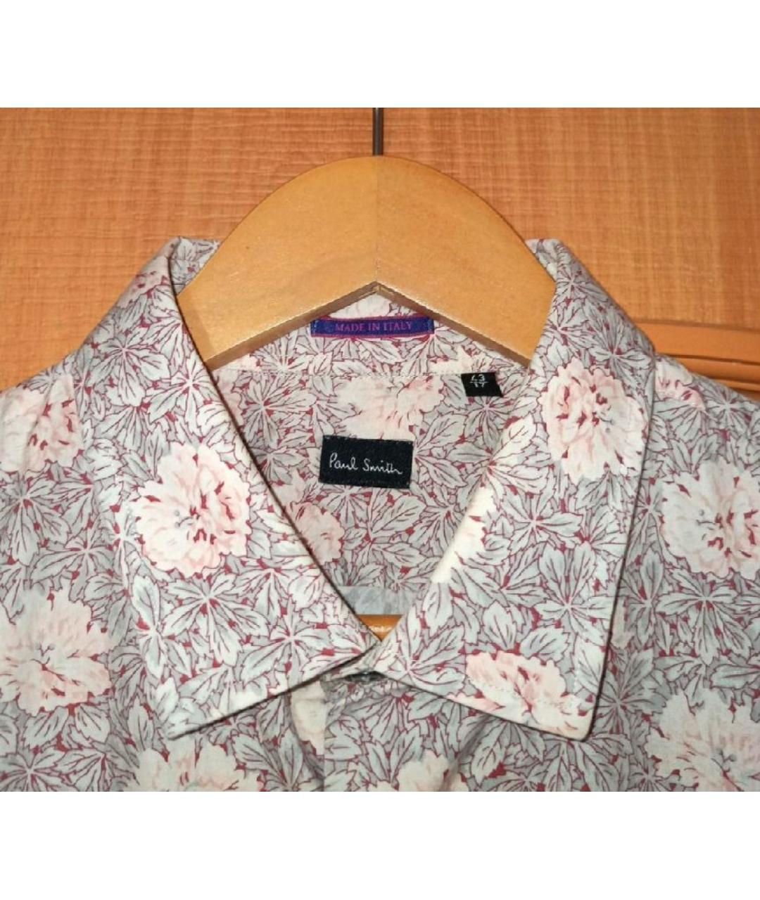 PAUL SMITH Мульти хлопковая кэжуал рубашка, фото 3