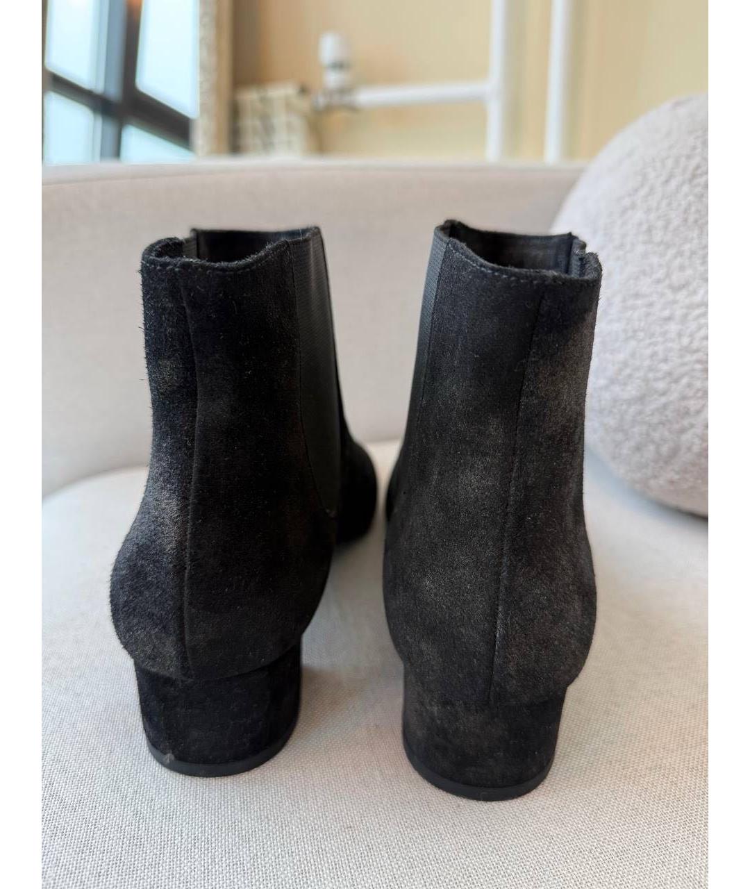 CHANEL Черные полусапоги, фото 3