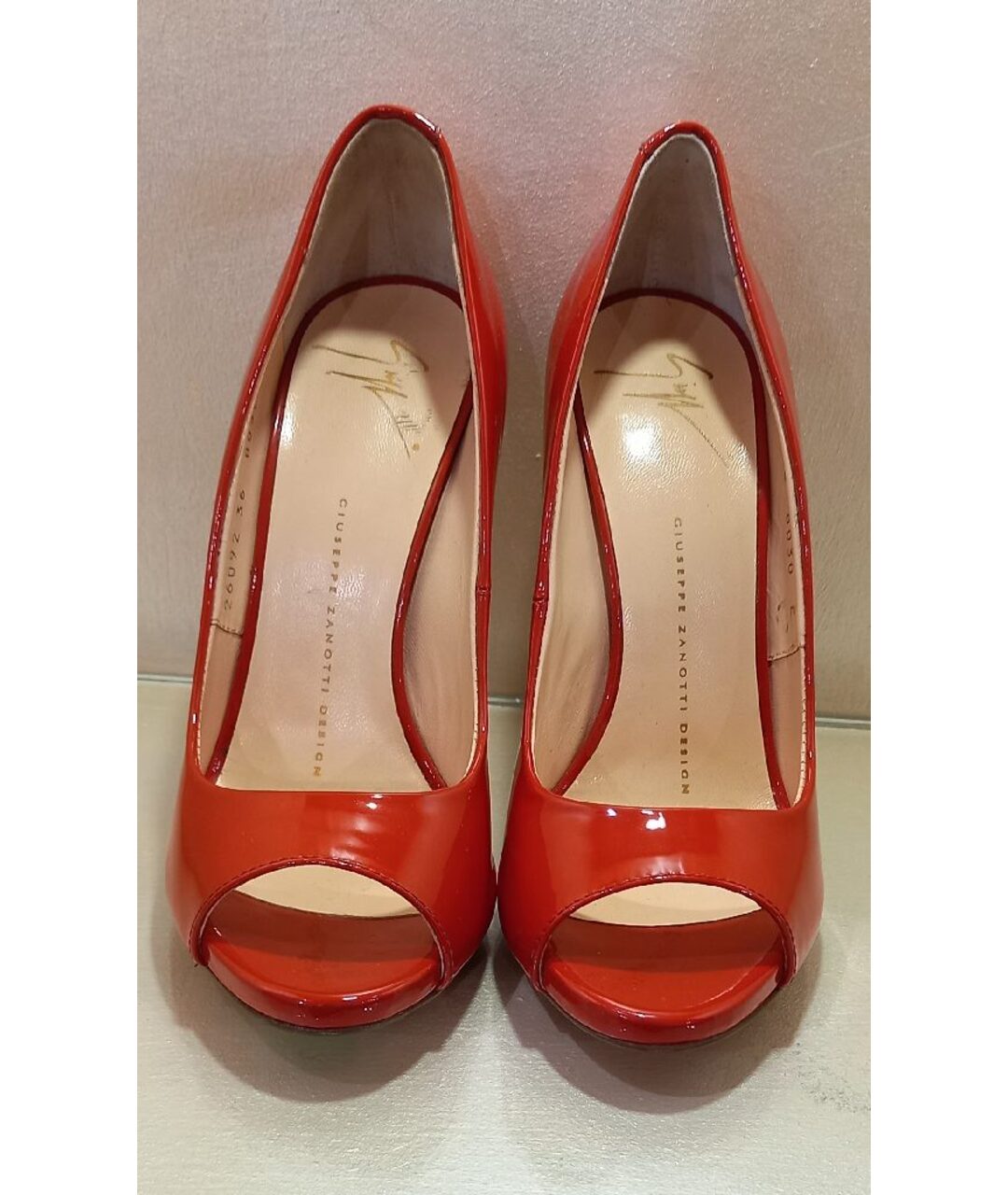 GIUSEPPE ZANOTTI DESIGN Красные туфли из лакированной кожи, фото 2