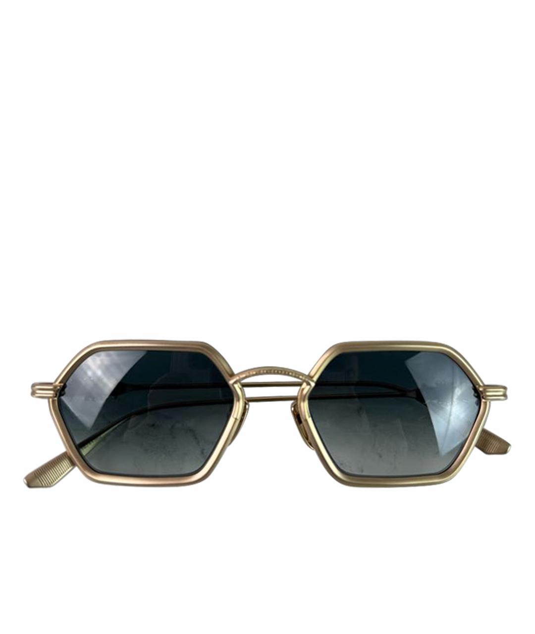 CHROME HEARTS Золотые металлические солнцезащитные очки, фото 1