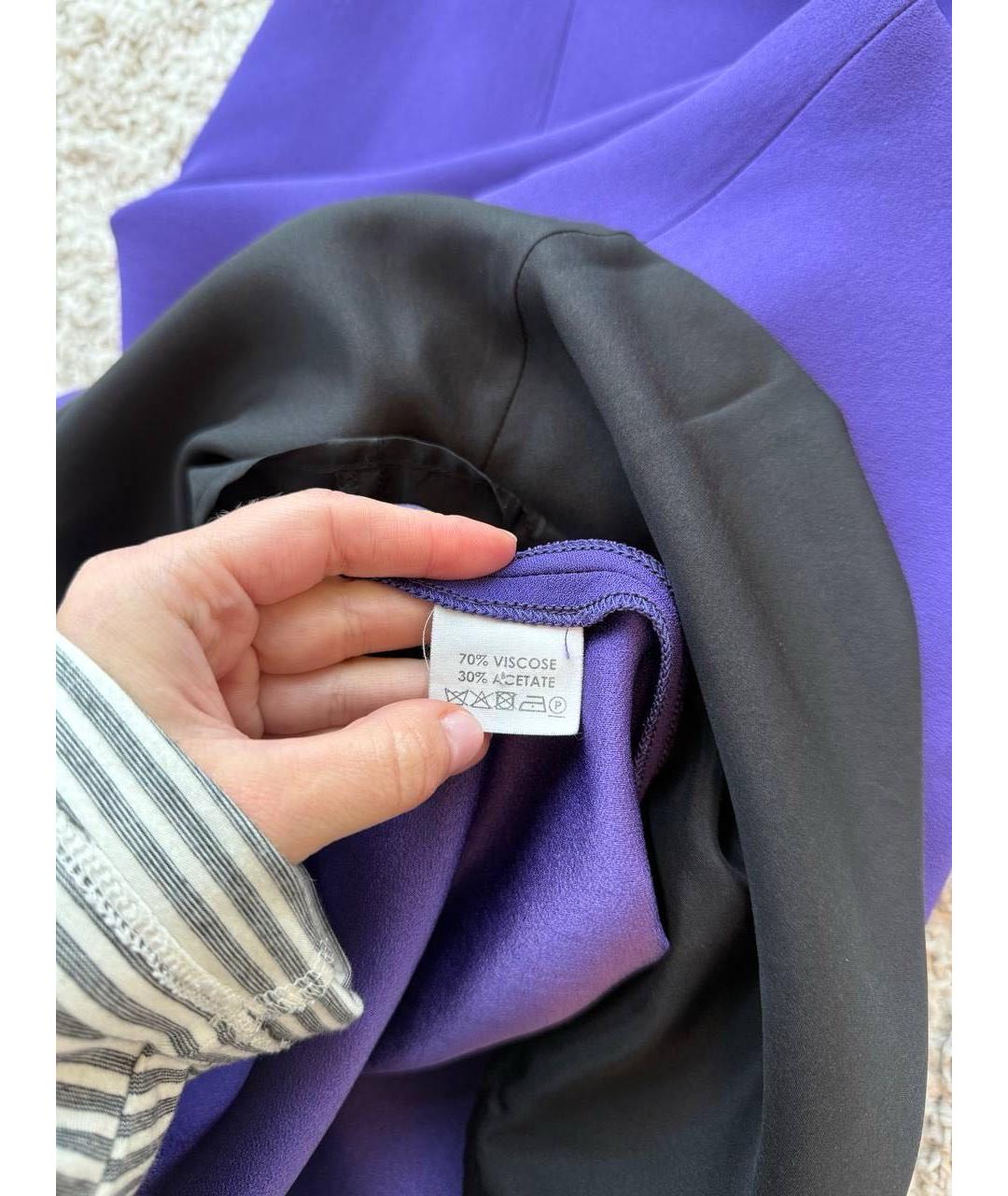 DRIES VAN NOTEN Фиолетовое платье, фото 4