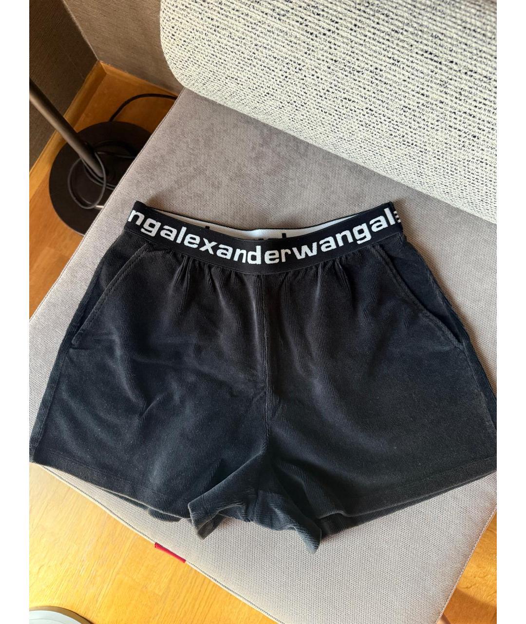T BY ALEXANDER WANG Черный хлопковый костюм с брюками, фото 2