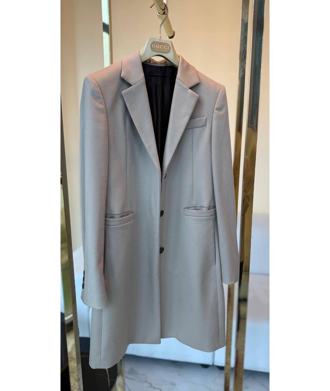 GUCCI Бежевое пальто, фото 6
