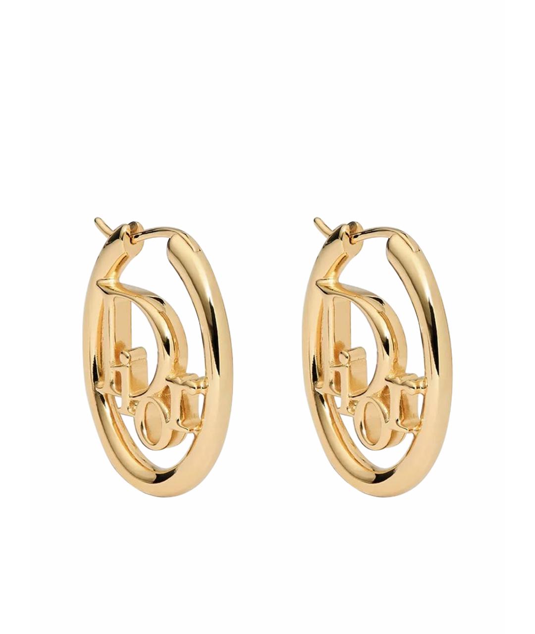 CHRISTIAN DIOR Золотые серьги, фото 1
