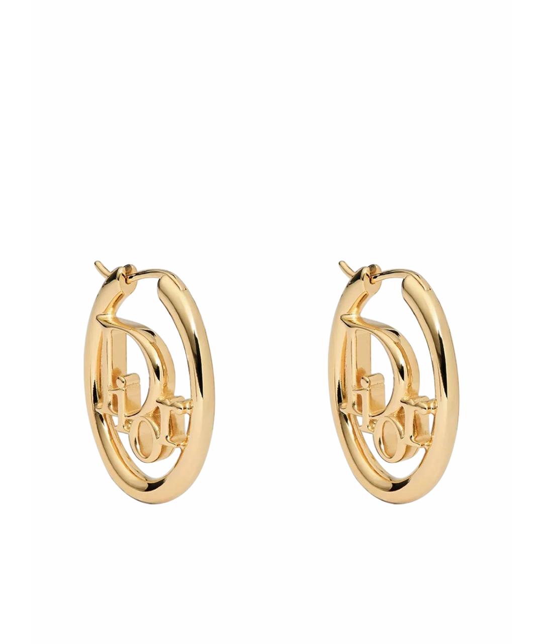 CHRISTIAN DIOR Золотые серьги, фото 4