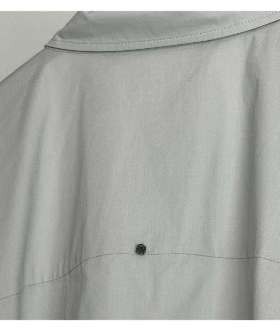 MAX MARA Серая хлопковая рубашка, фото 4