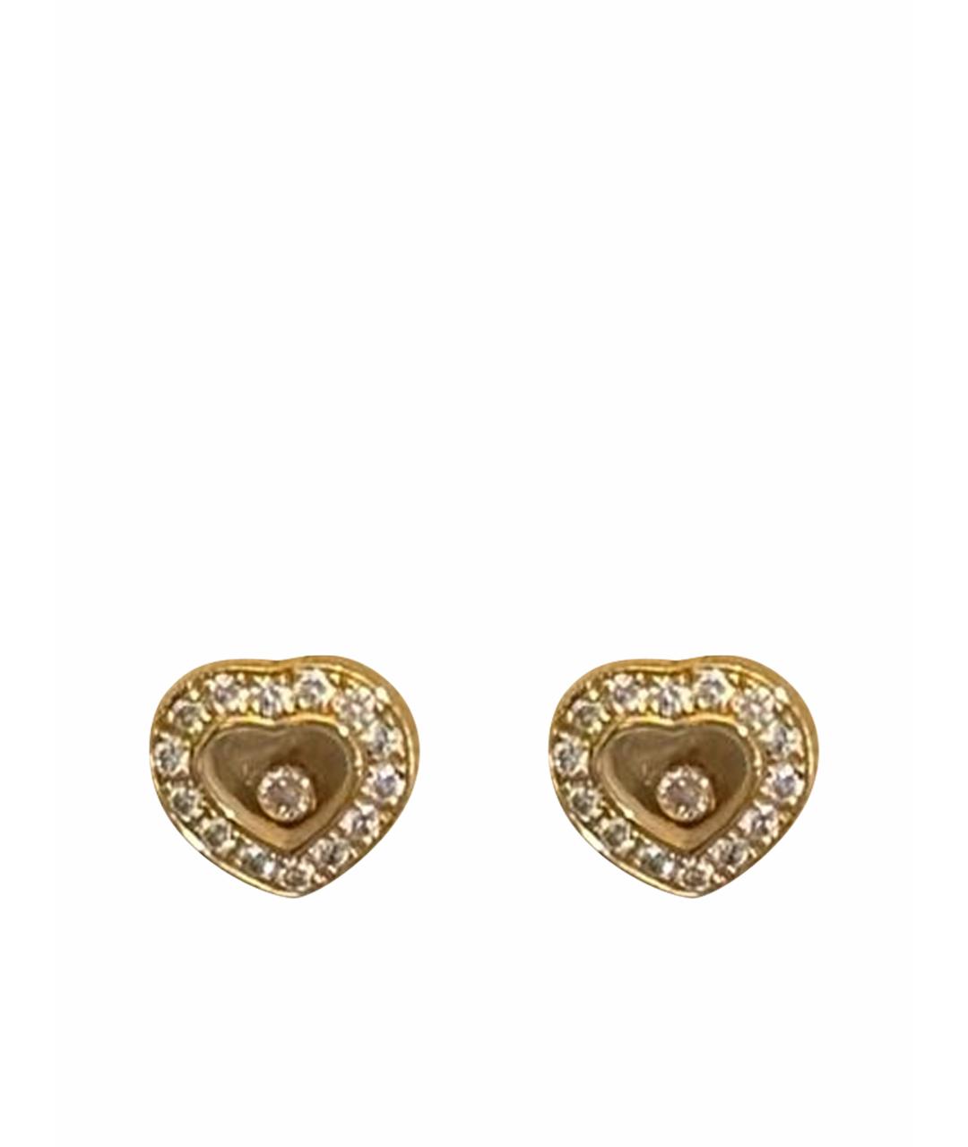 CHOPARD Золотые серьги из желтого золота, фото 1