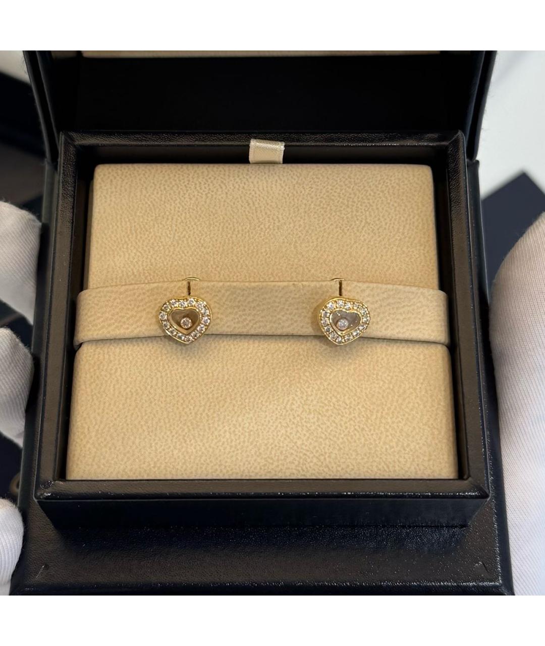 CHOPARD Золотые серьги из желтого золота, фото 8