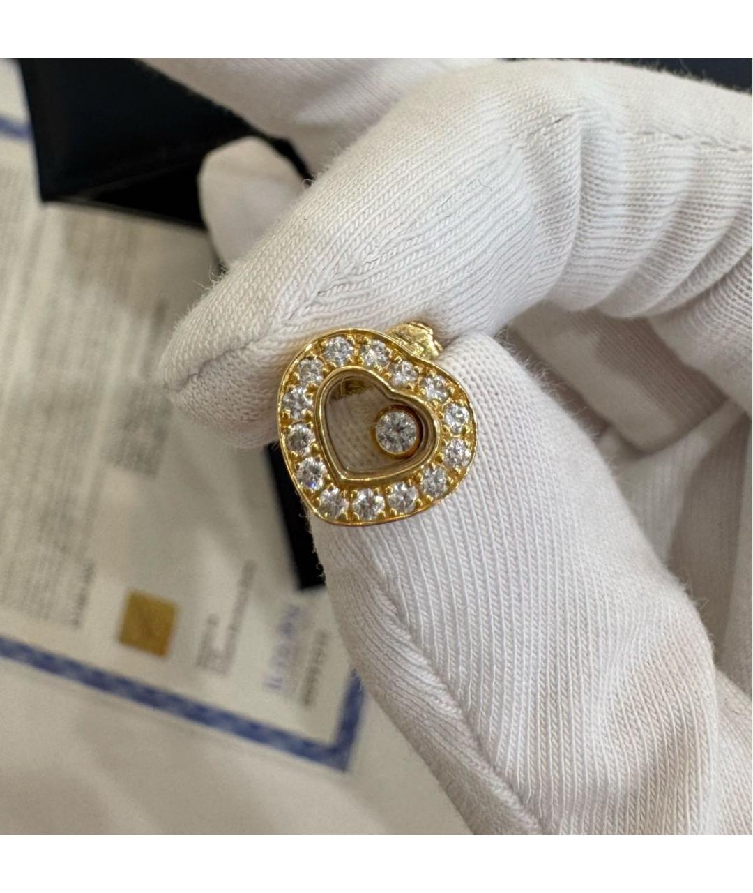 CHOPARD Золотые серьги из желтого золота, фото 3
