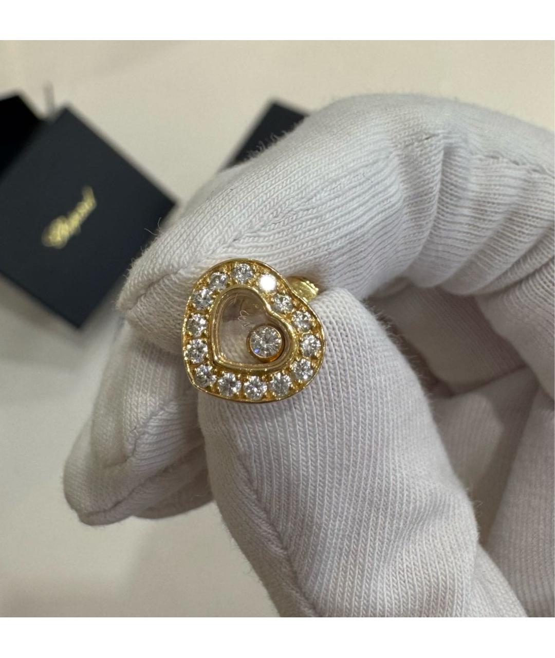 CHOPARD Золотые серьги из желтого золота, фото 2