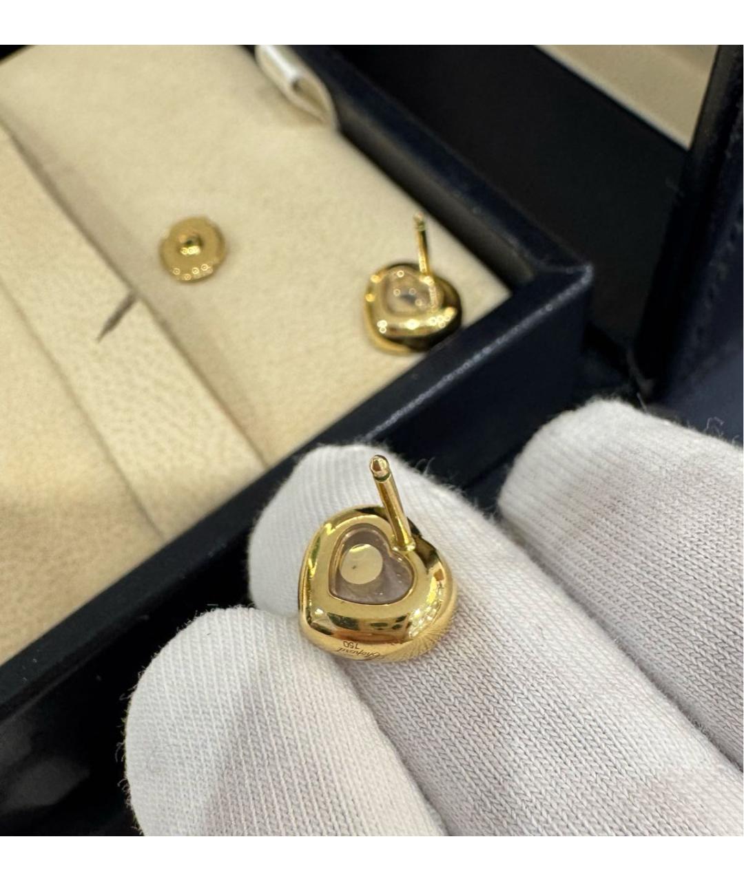 CHOPARD Золотые серьги из желтого золота, фото 4