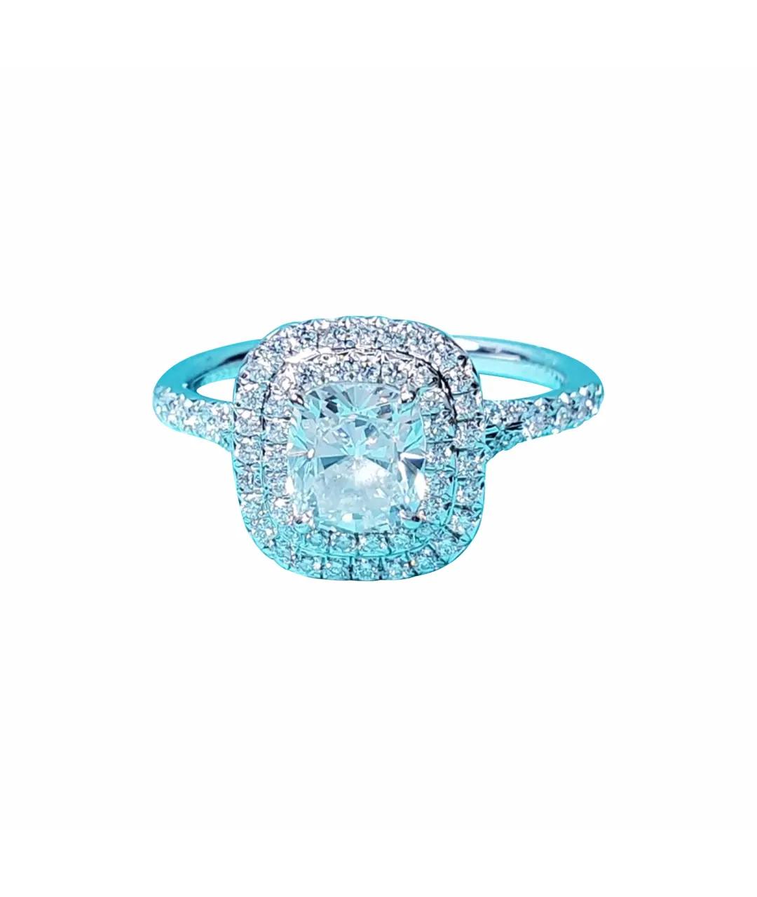 TIFFANY&CO Серебряное платиновое кольцо, фото 1