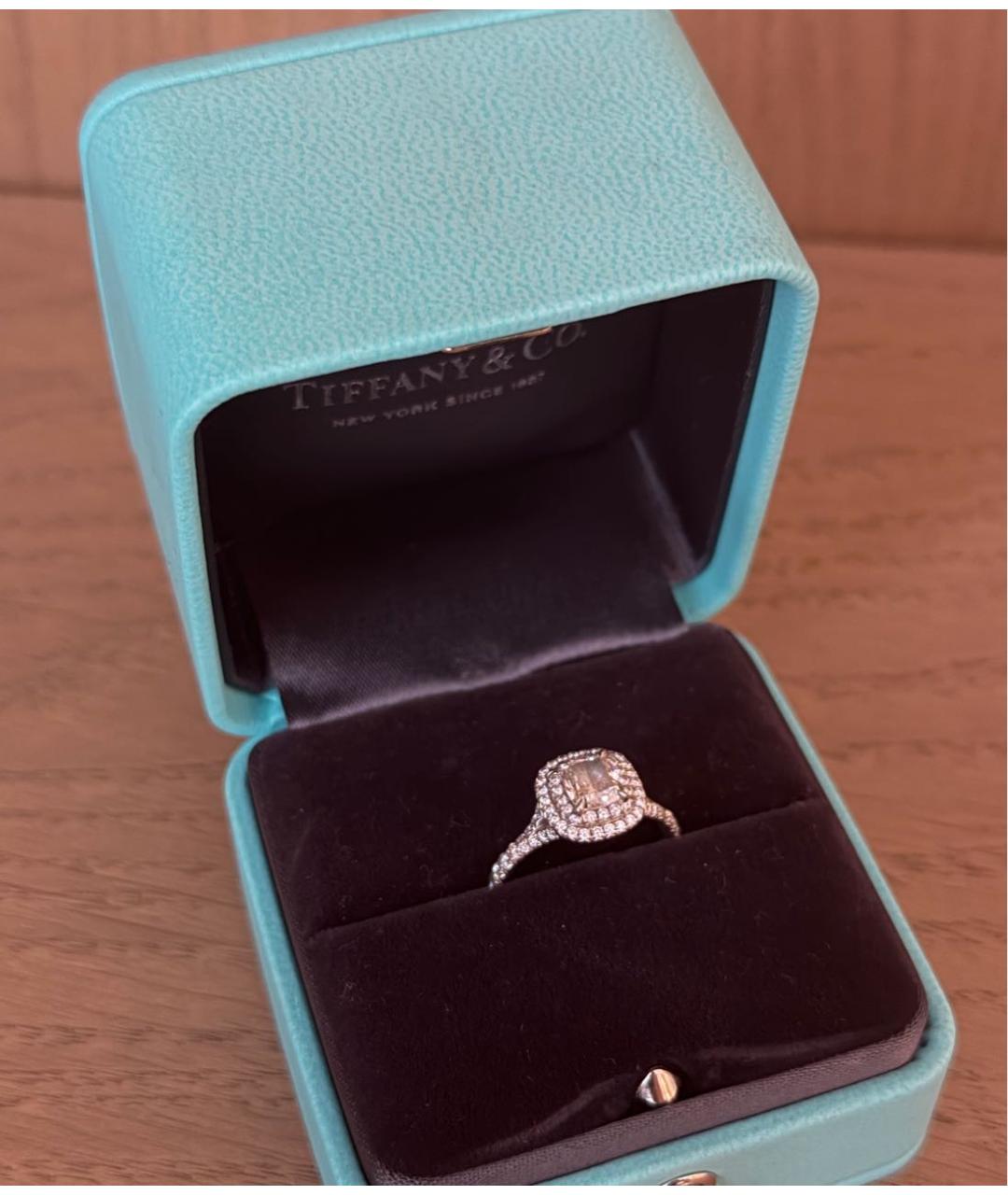 TIFFANY&CO Серебряное платиновое кольцо, фото 2