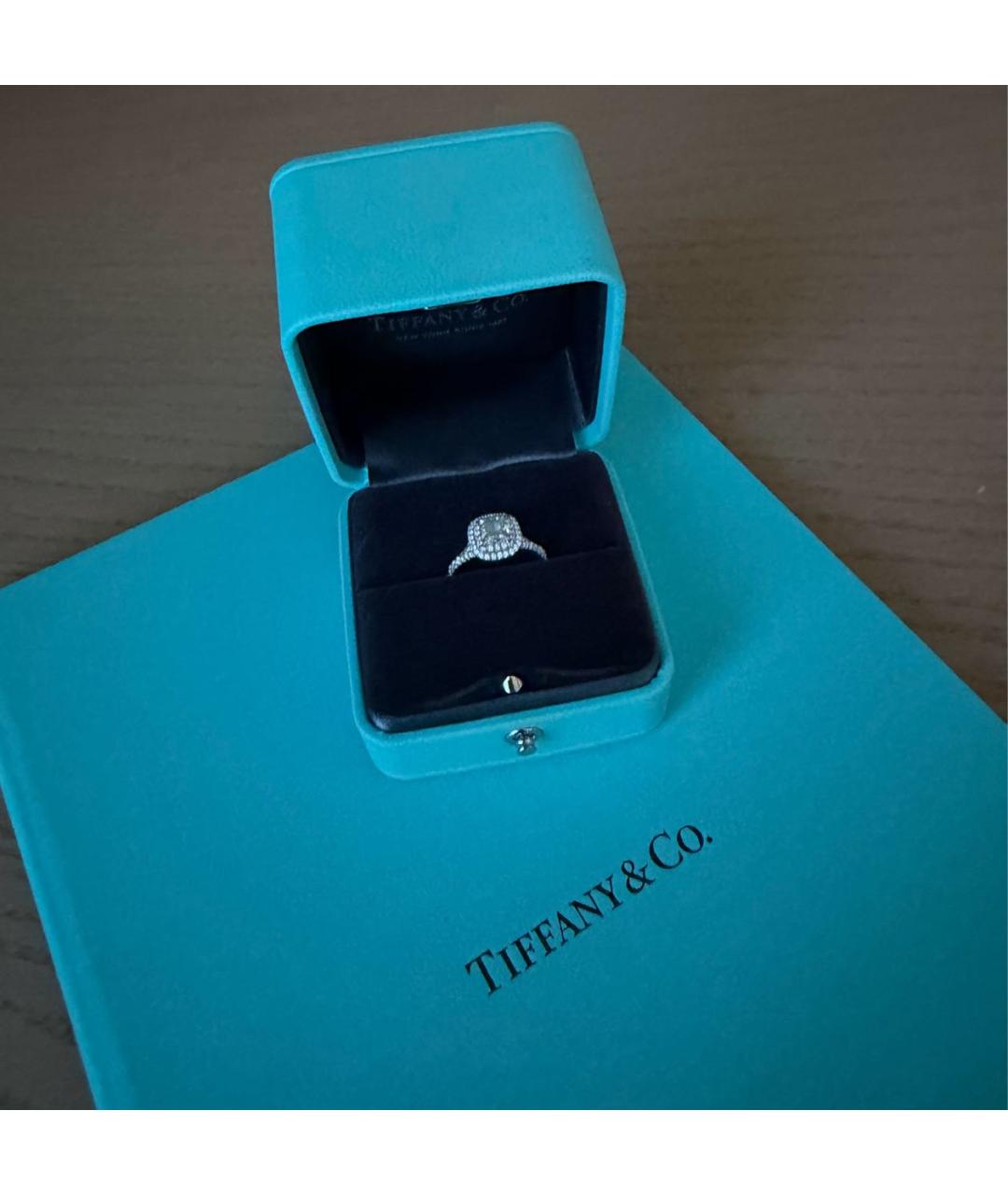 TIFFANY&CO Серебряное платиновое кольцо, фото 3