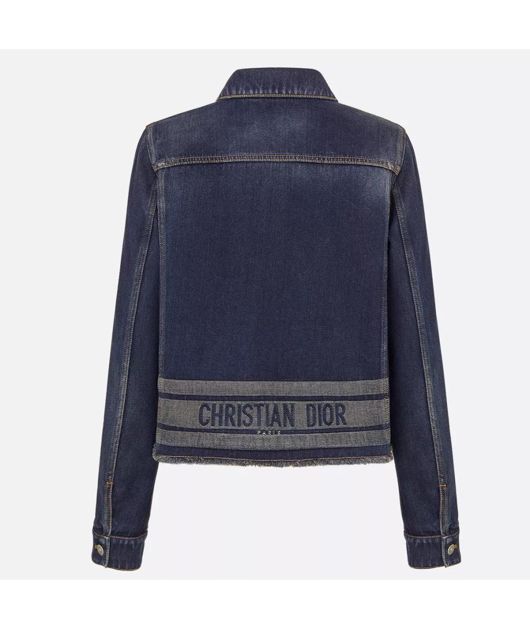 CHRISTIAN DIOR Синяя деним куртка, фото 2