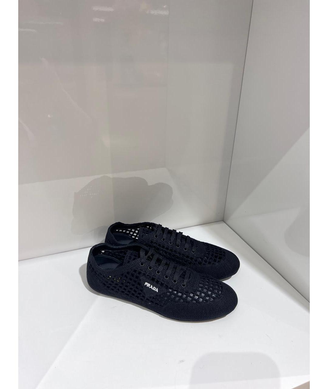 PRADA Черные кеды, фото 2